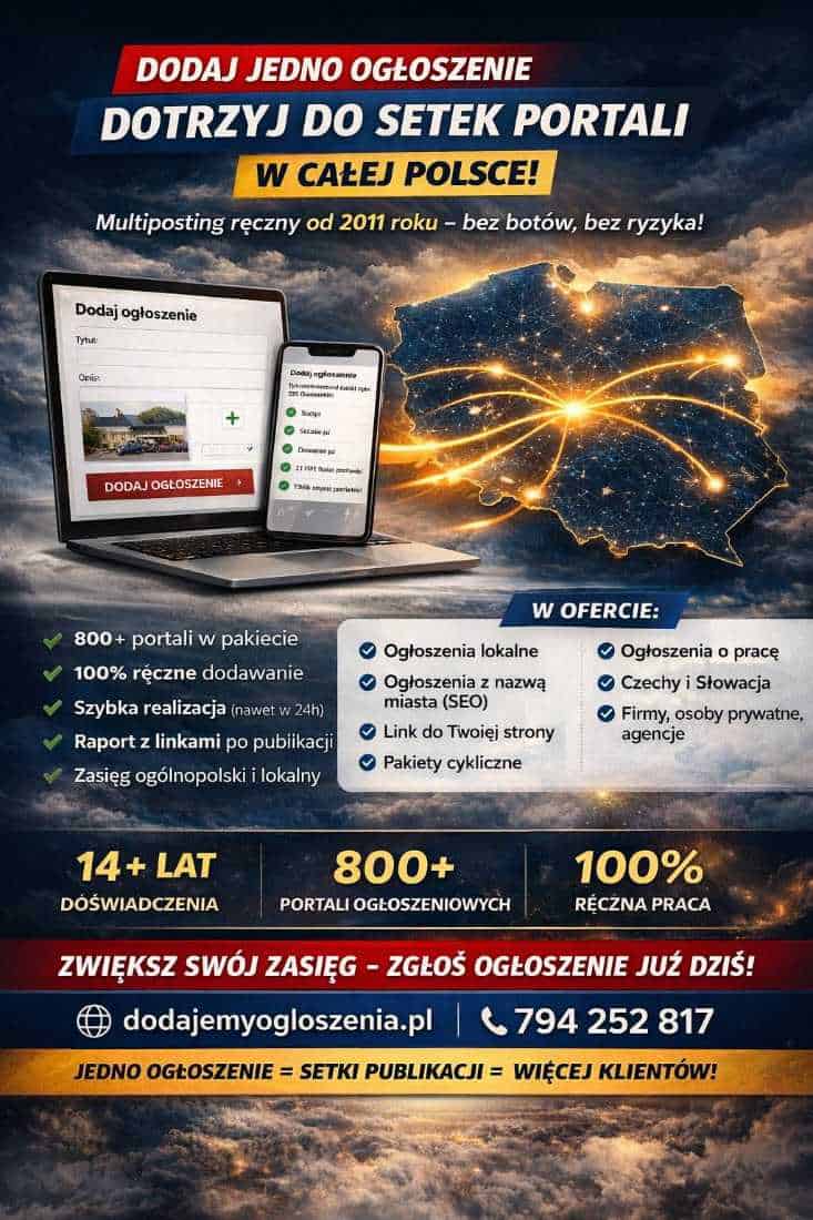 Reklama cyfrowa po polsku: oferty pracy na ponad 800 portalach w Polsce, doświadczenie, kontakt.
