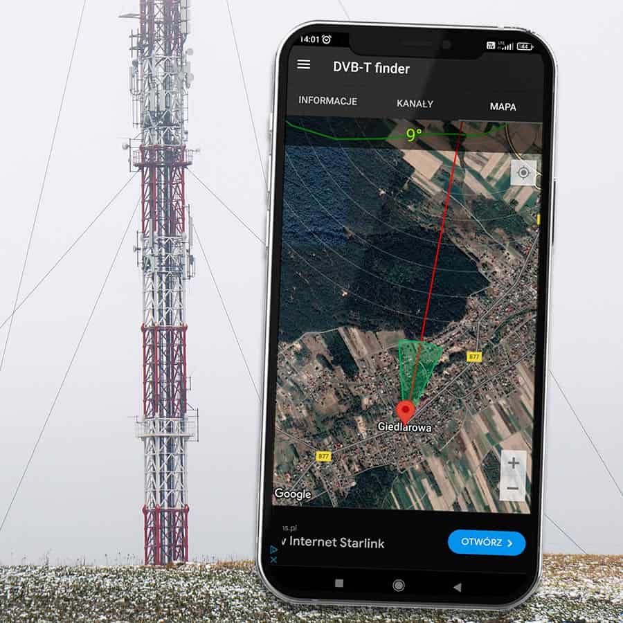 dvb t finder jak używać aplikacji