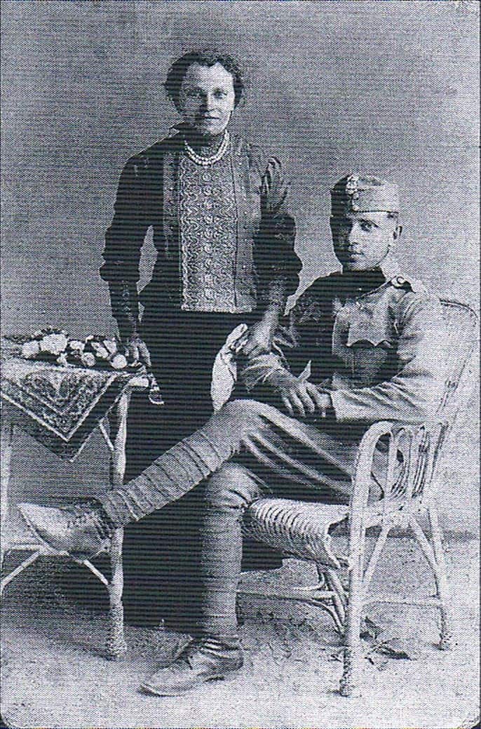 Jan Kuczek i Aniela Szkodzińska, 1915 r. Ze zbiorów Bronisława Drzewickiego