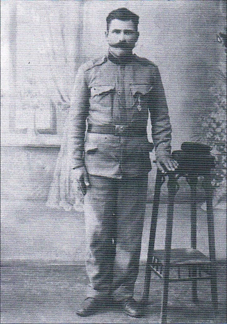Jan Majkut w mundurze austriackim przed zesłaniem na Syberię, 1914 r.
Ze zbiorów Małgorzaty Kuli