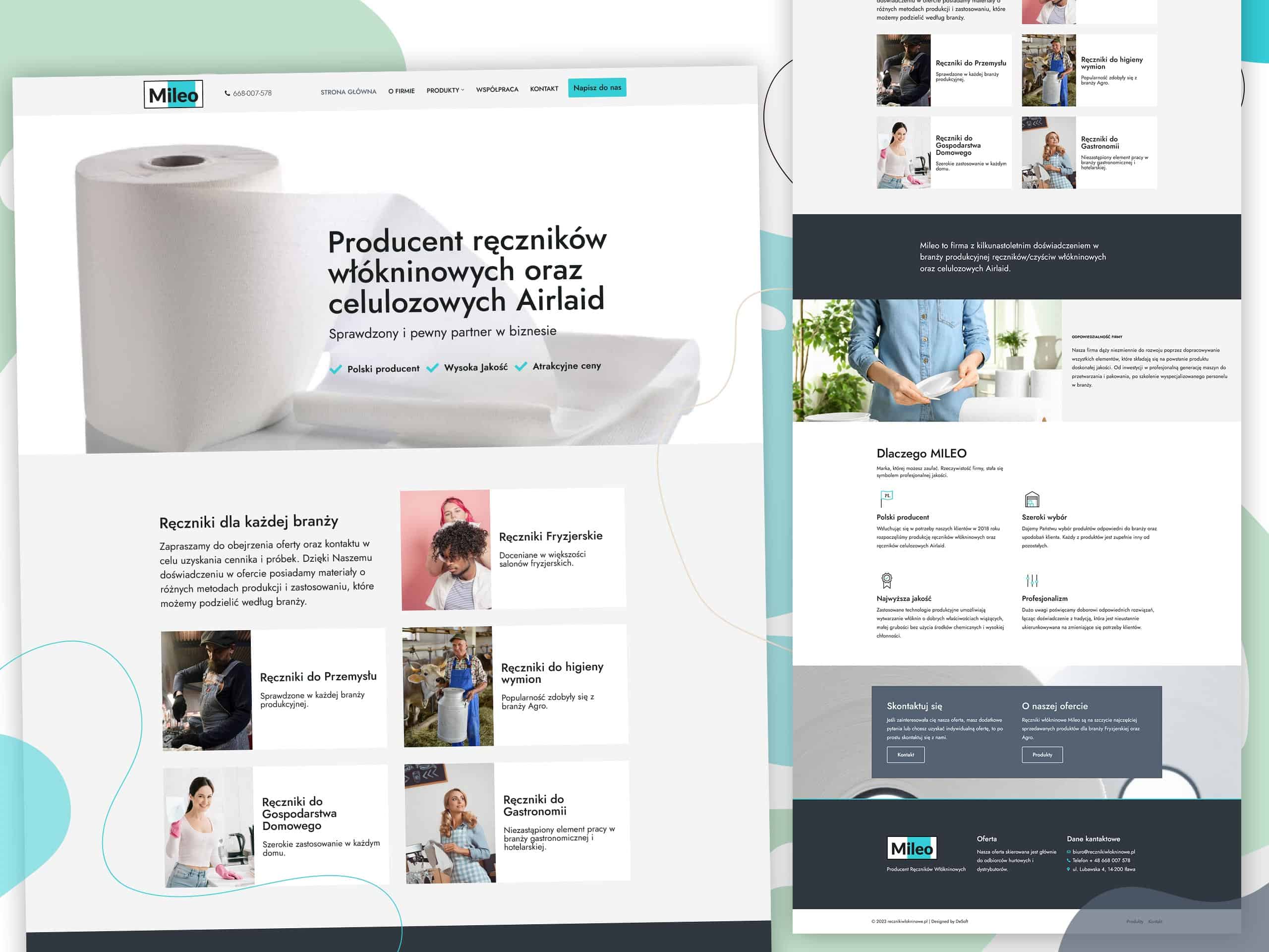 MILEO Producent ręczników