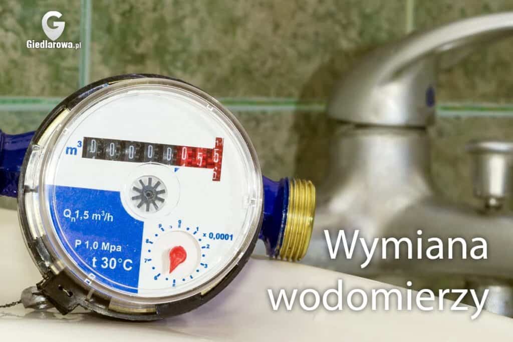 Wymiana wodomierzy w Giedlarowej