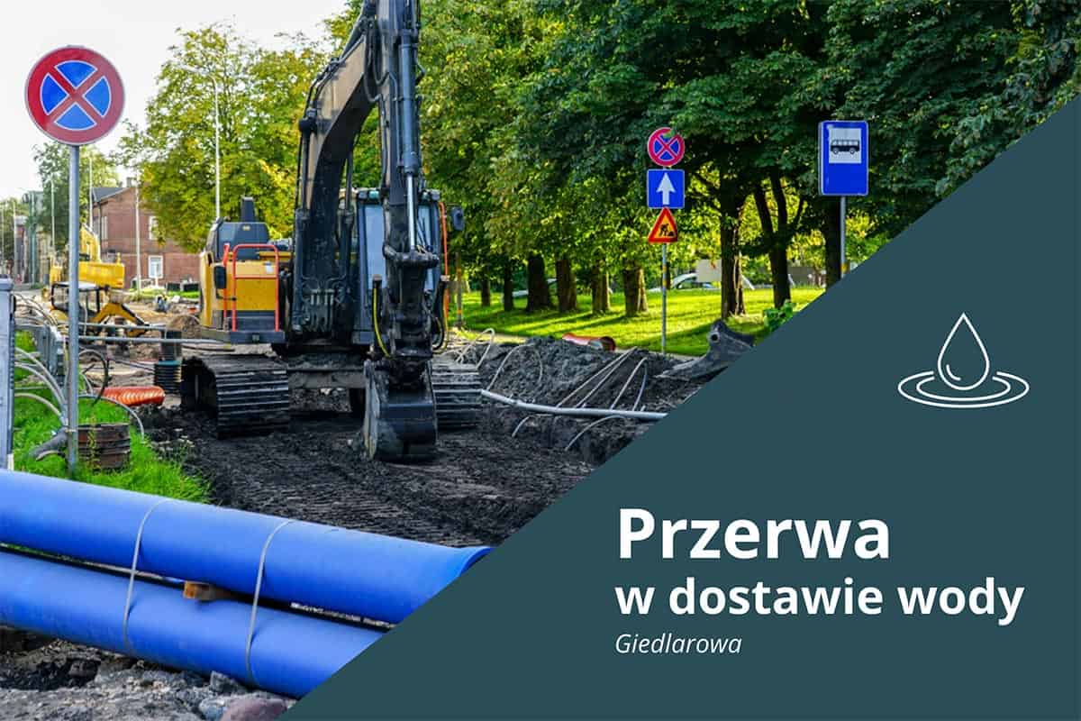 Iinformuje o braku wody w Giedlarowej
