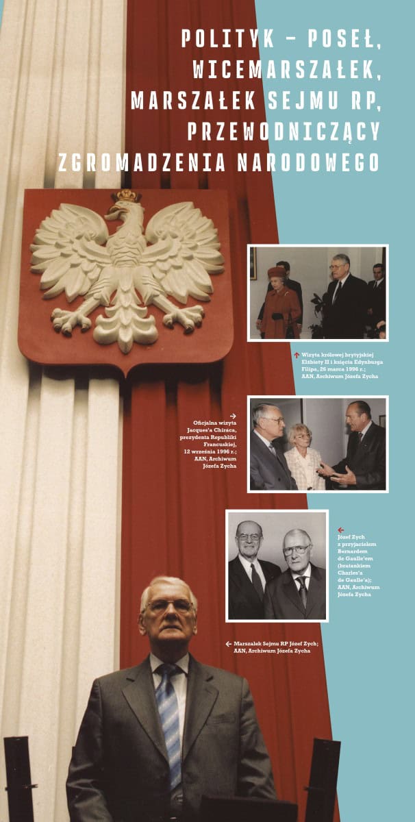 Posłowie i marszałkowie podczas zebrania parlamentarnym w Giedlarowej.